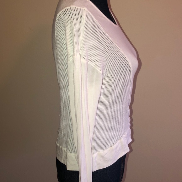 White House Black Market Waffle Knit Detail Top - Picture 3 of 6